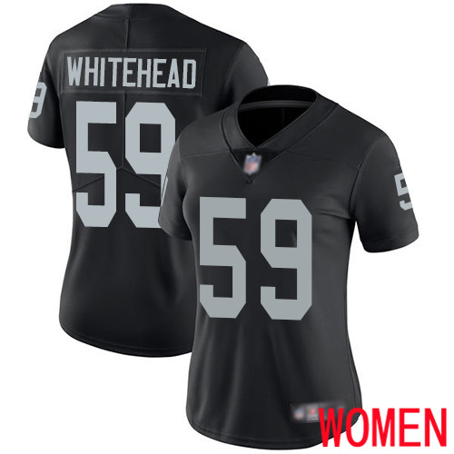 Oakland Raiders Limited Black Women Tahir Whitehead Home Jersey NFL Football #59 Vapor Jersey